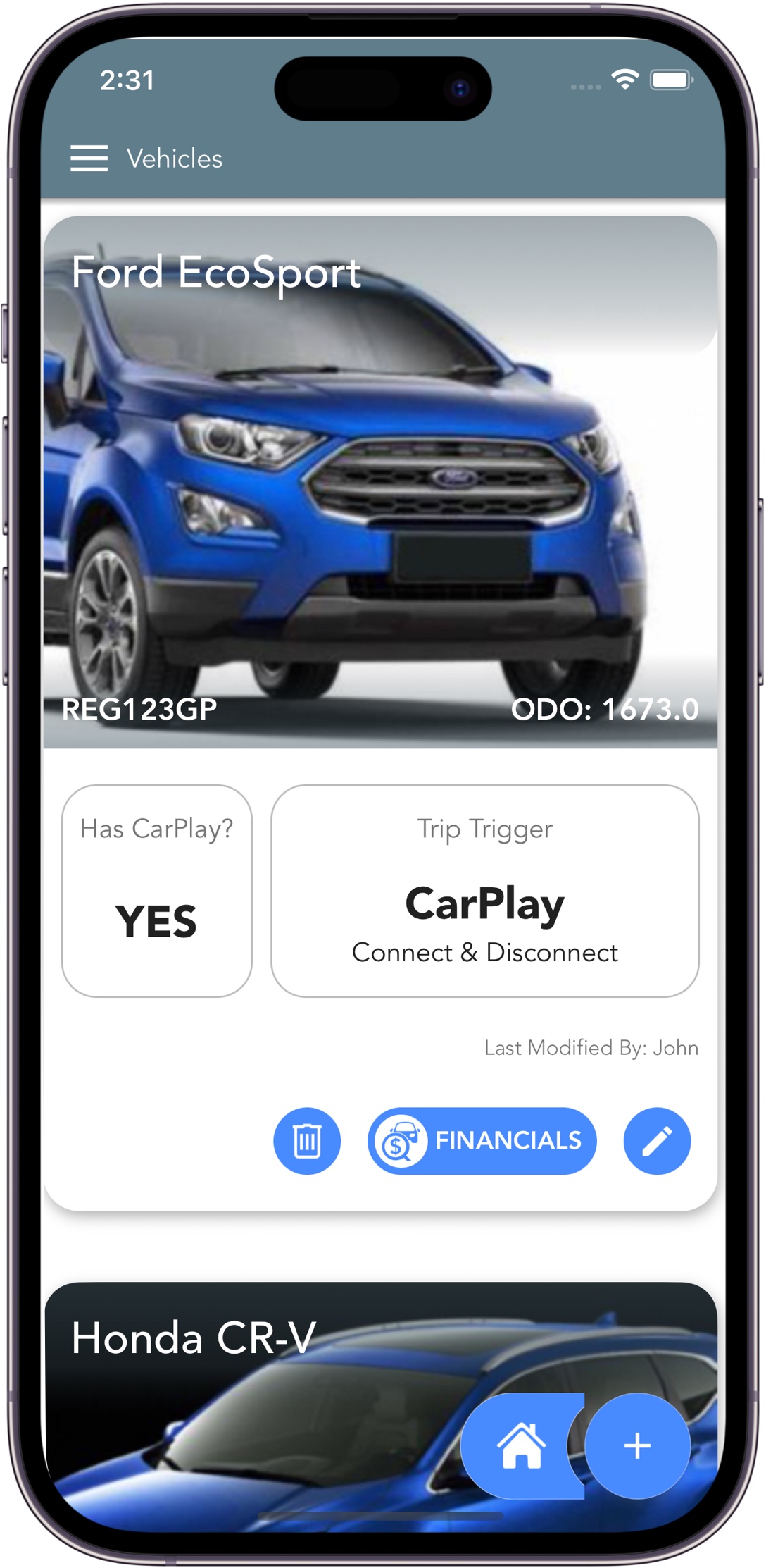 Trip Logbook mileage logging for all your vehicles